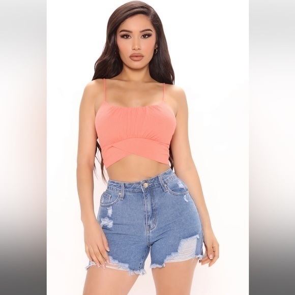 BiaSHE Love The‎ Lifestyle Crop Top - Orange Size L REFFNB - Picture 1 of 8